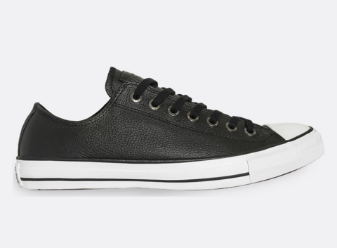 Zapatillas Converse Chuck Taylor Low Cuero Negro