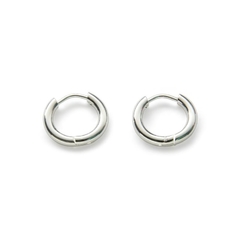 MINI HOOPS SILVER