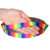 Alça chique de nylon com estampa de arco-iris