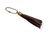 Tassel couro ouro velho - loja online