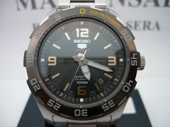 Seiko 5 Sport Bezel Countdown Automatico Srpb83 Fotos Reales - comprar online