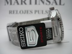 Seiko 5 Sport Automatico Dial Plateado Srpb87 Fotos Reales en internet