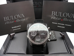 Bulova Accu Swiss Cronografo Automatico 63c115 Fotos Reales en internet