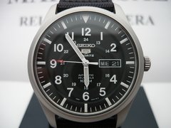 Seiko Militar Automatico Nylon Negro Snzg15 Fotos Reales - comprar online