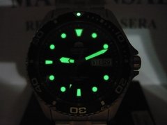 Orient Mako Ray New Model Diver Negro Faa02004b Fotos Reales en internet