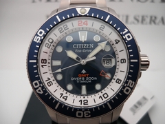 Citizen Promaster Gmt Titanio Zafiro Bj7111-86l Fotos Reales - comprar online