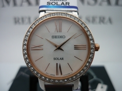 Seiko Dama Solar Cristales Nacar Sup432 Fotos Reales - comprar online