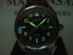 Citizen Militar Eco Drive Titanio Zafiro Bm8560-11x Fotos Reales en internet