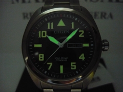 Imagen de Citizen Militar Eco Drive Titanio Zafiro Bm8560-88e Fotos Reales