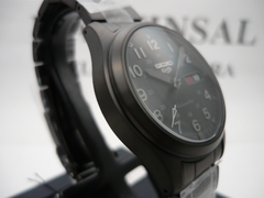 Seiko 5 Sport Field Militar Stealth Black Srpj09 Fotos Reales - Martinsal