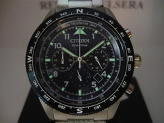 Citizen Pilot Eco Drive Cronografo Ca4554-84L Fotos Reales en internet