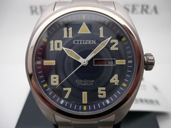 Citizen Militar Eco Drive Titanio Zafiro Bm8560-88l Fotos Reales - comprar online