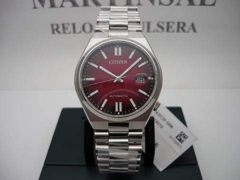 Citizen Tsuyosa Burgundy Automático Zafiro Nj0150-56w Fotos Reales