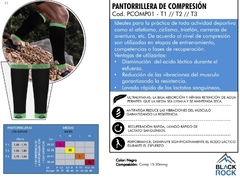 PANTORRILLERAS DE COMPRESION BLACK ROCK PCOMP01 (BR013) - comprar online