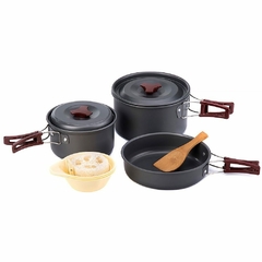 MARMITA NATUREHIKE POTSET 2-3 (2 OLLAS + 2 BOWL+ SARTEN + CUCHARA) (NA261)