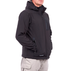 CAMPERA SOFTSHELL RAFFIKE CICLON C/ CAPUCHA (RA022) - comprar online