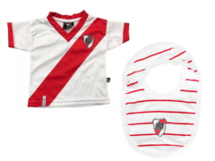 COMBO BEBE CAMISETA + BABERO RIVER