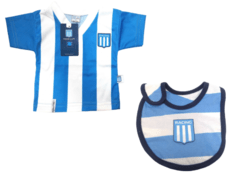 COMBO BEBE CAMISETA + BABERO RACING