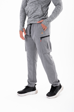Pantalón chupin hombre deportivo bolsillos Microfibra Gris - pcargomicro (copia) en internet