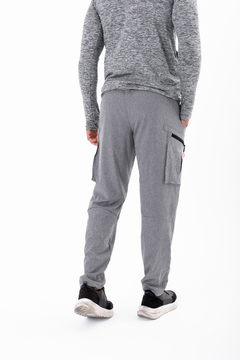 Pantalón chupin hombre deportivo bolsillos Microfibra Gris - pcargomicro (copia) - comprar online