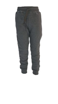 PANTALÓN ALGODÓN CON PUÑO NIÑO GRIS - PAPU20