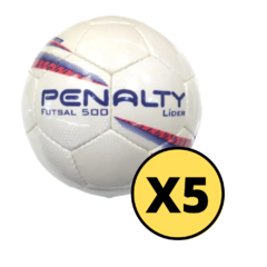 Pelota penalty futsal líder x mayor- 5 unidades