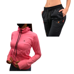 Conjunto Lycra Deportivo Mujer! Buzo + Pantalón Urban Luxury