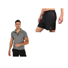 Conjunto! Chomba De Hombre Lycra Gs +short Microfibra