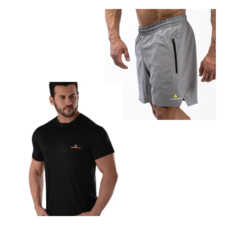 Conjunto! Short Microfibra Gs Hombre +remera Deportiva Ng