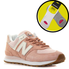 Zapatilla Mujer new balance WL574SAZ+medias gratis!!