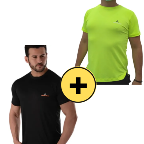 Combo Depo! 2 Remeras Deportivas Urblux - Ng/ama