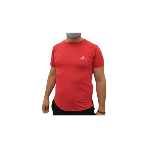 Remera deportiva hombre dry fit rojo - RMDF
