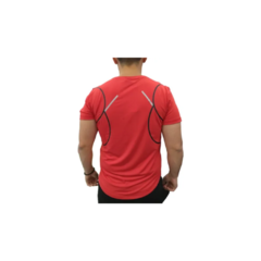 Remera deportiva hombre dry fit rojo - RMDF en internet