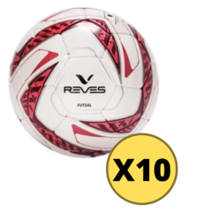 Pelota Futsal Revés N° 4 Medio Pique X10 UNIDADES - 4991