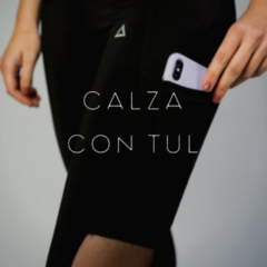 Conjunto Deportivo Mujer! Buzo Lycra Az+ Calza Bolsillos en internet