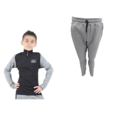 Conjunto Niño! Buzo Lycra Sin Capucha +pantalon Algodon Gs