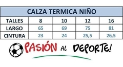 Imagen de Calza Térmica Niño Sport + Short De Futbol Niño Azul