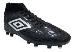 Botines Botitas Umbro Adulto Campo Calibra Ng/bl - 781659 - PASION AL DEPORTE