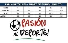 Short De Futbol Adulto - Shfa - Azul Francia en internet