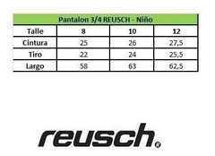 Pantalon 3/4 + Pantalon Largo Arquero Niños - Combo Reusch en internet