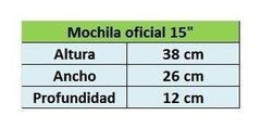 Mochila Oficial River Plate (15 Pulgadas) - Rp413 - comprar online