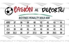 Botines Futsal Penalty Adulto Max 400 Ng - 124112 - Negro - comprar online