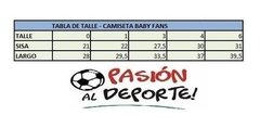Camiseta Baby Fans Oficial Independiente - 1121 en internet