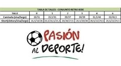 Conjunto Retro River Plate Bebe - 49 - comprar online