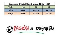 Campera Combinada Oficial River Plate Ni?o - 414 (264) - comprar online