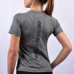 Remera Mujer Deportiva Urbana - Redualo (gris) - tienda online