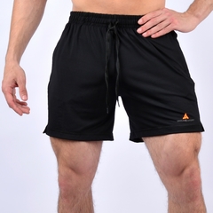 Short de Lycra negro con bolsillos adulto- SHLYB