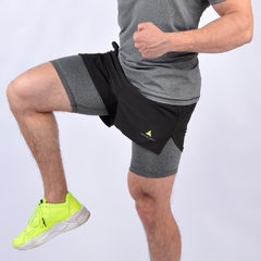 Short con calza y bolsillos deportivo hombre ng shlybccmicro x 2 unidades!! - comprar online