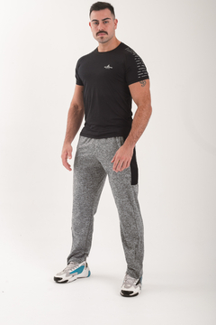 Pantalon De Lycra Friza Con Detalle De Red Urban - Pared Gris en internet