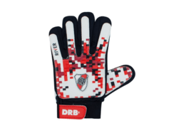 Imagen de Combo Futbol River Pelota + Guantes + Canillera